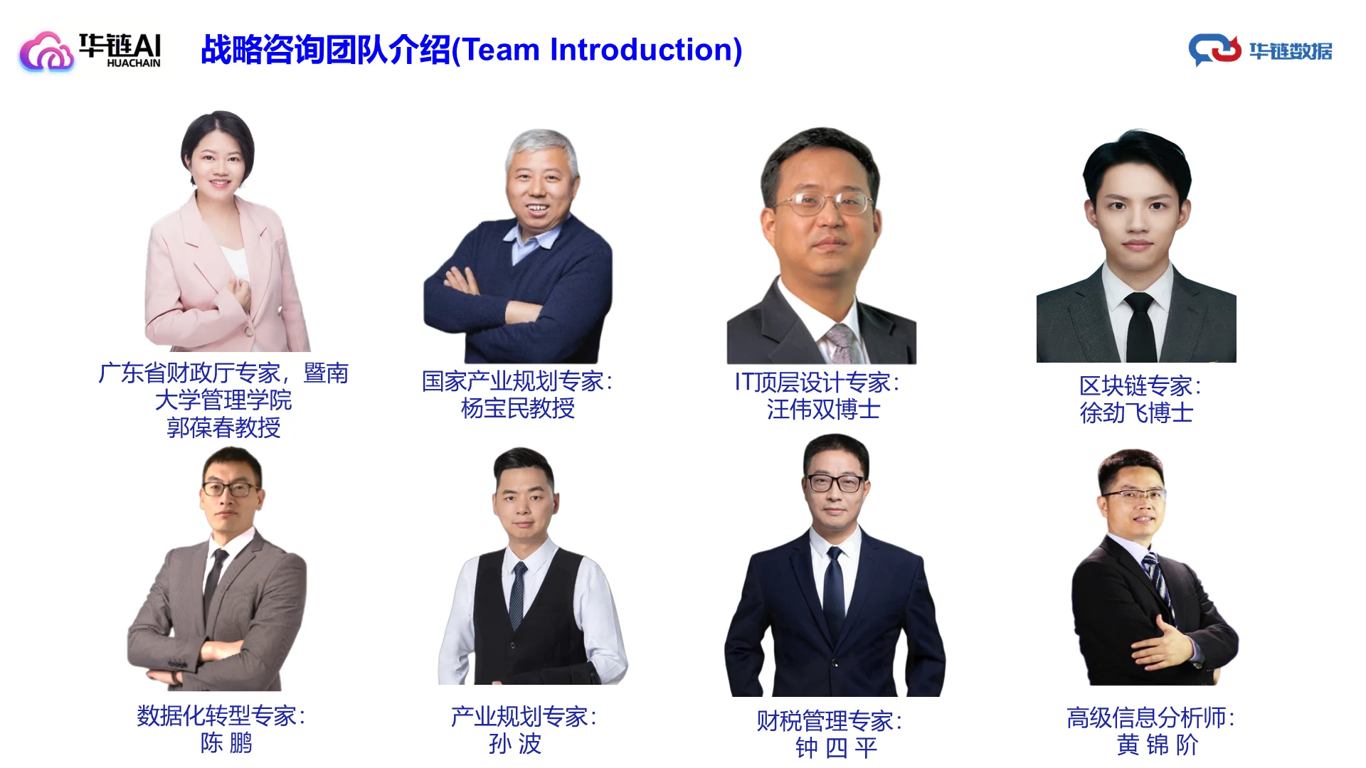 战略咨询团队介绍(Team Introduction)